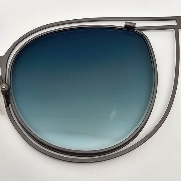 See Eyewear SEE 6608 C4 Gunmetal Frame Green Mirror Lens Cat Eye Sunglasses 50mm main image 9